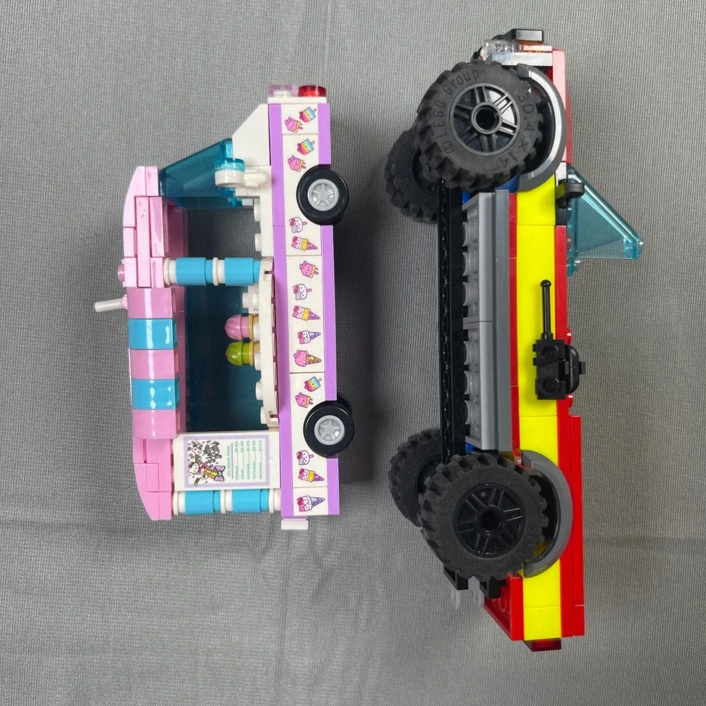LEGO City 60319 Fire Truck Sanrio Hello Kitty Ice Cream Truck Toy Lot